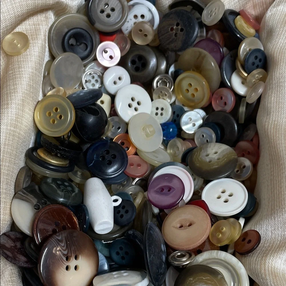 Assorted Button Collection for Arts & Crafts
